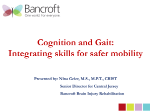 Click here to the Cognition and Gait Presentation