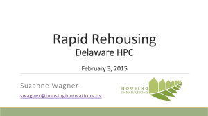 February 2015 Rapid Re-Housing Training