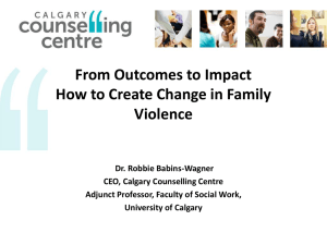 From Outcomes to Impact-How to Create Change in Family Violence