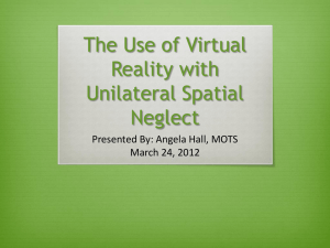 The Effects of Virtual Reality on Visual Neglect