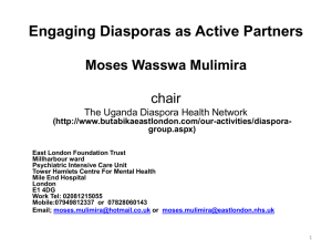Engaging Diasporas as Active Partners