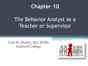 Chap 10 Teaching or supervising
