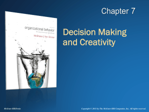 McShane and VonGlinow chapter 7 slides 6th edition