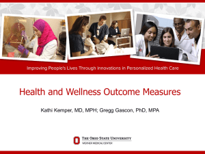 the Session Slides - Integrative Medicine & Health