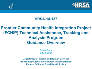 HRSA-14-137 PowerPoint for Reviewers