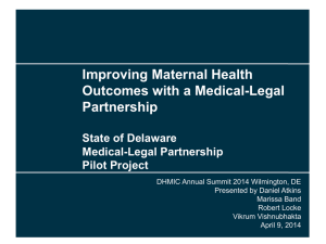 Medical Legal Partnership at HWHB Sites to