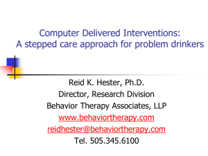 Motivational Interviewing - Behavior Therapy Associates LLC