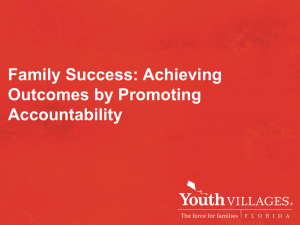 Family Success: Achieving Outcomes by Promoting Accountability