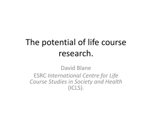 The potential of life course research.