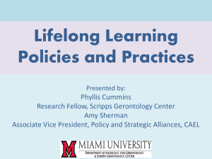 Lifelong Learning Policies and Practices