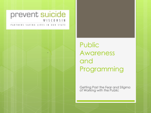 March 15, Public Awareness - Prevent Suicide Wisconsin