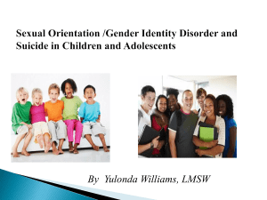 Gender Identity Disorders - Wales Counseling Center,PLLC