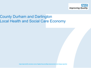 Darlington and Durham - NHS Improving Quality