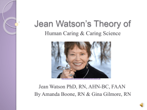 Dr. Jean Watson`s Theory - Directory of WordPress Sites
