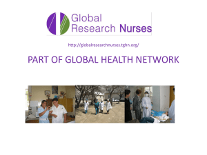 Setting up a Research Nurse Forum on Global Health