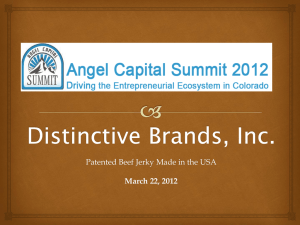 James Davis – Distinctive Brands, Inc.