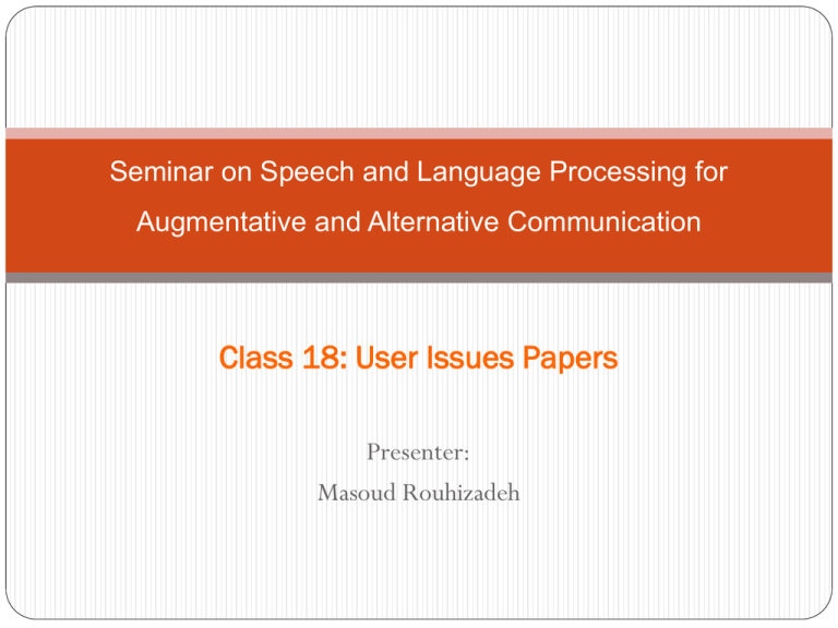 Slides Center For Spoken Language Understanding