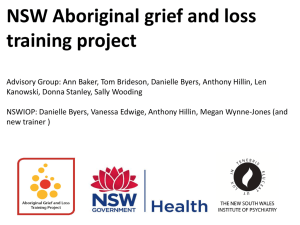 NSW Aboriginal Grief and Loss Training Project