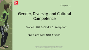 Gender, Diversity, and Cultural Competence