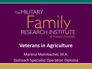 Veterans in Agriculture: Military 101