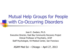 Mutual Help Groups for People with Co