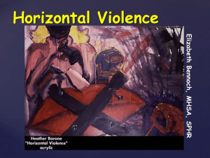 Horizontal Violence