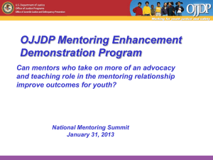 Presentation Materials - National Mentoring Partnership