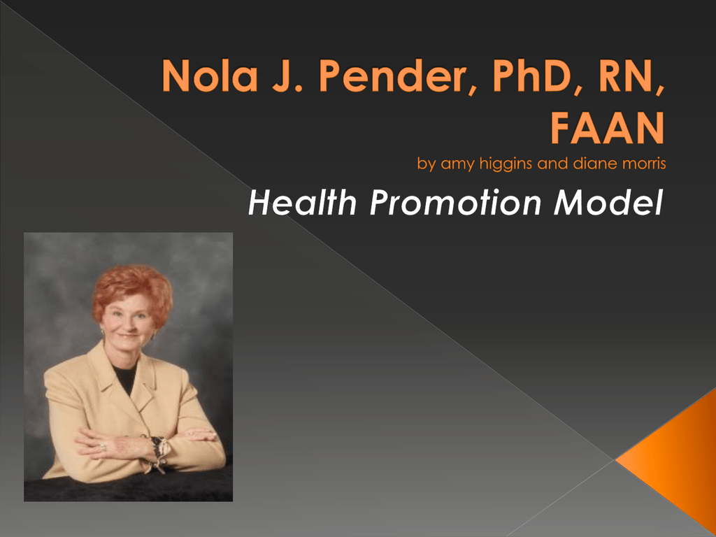 health promotion model nursing theory