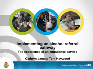 Implementing an alcohol referral pathway