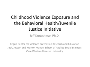 The Behavioral Health/Juvenile Justice Initiative