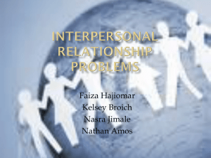 Interpersonal Relationship Problems - deafed-childabuse
