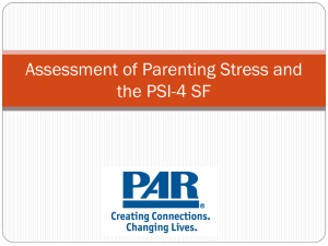 PSI™-4 - Psychological Assessment Resources, Inc.