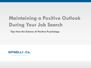 Boosting Your Happiness during a Job Search