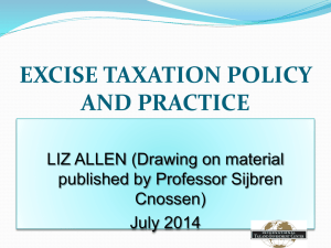 Excise Taxation policy v.2