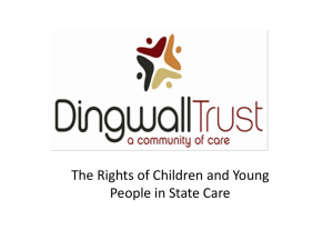 The Rights of Children and Young People in State