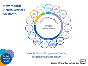 New Mental Health Services for Bristol
