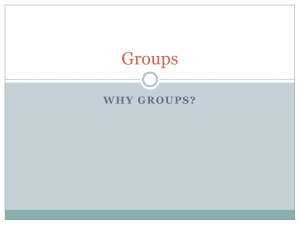 Groups - Brad Benziger Counseling .com