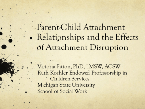 Attachment - School of Social Work