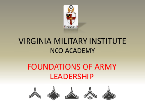 nco - Virginia Military Institute