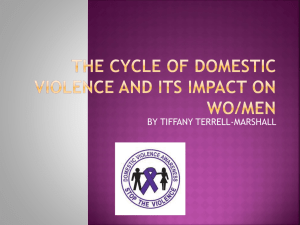 The Cycle of Domestic Violence and its Impact on Women