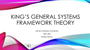 Theory presentation - James Madison University