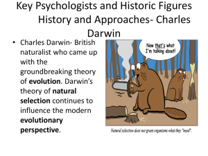 Key Psychologists and Historic Figures History and Approaches