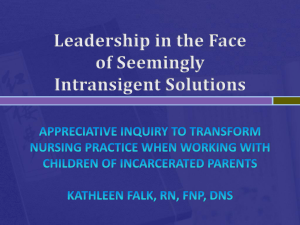 Appreciative Inquiry to Transform Nursing Practice with