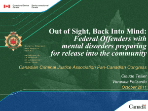 Out of Sight, Back Into Mind - Canadian Criminal Justice Association