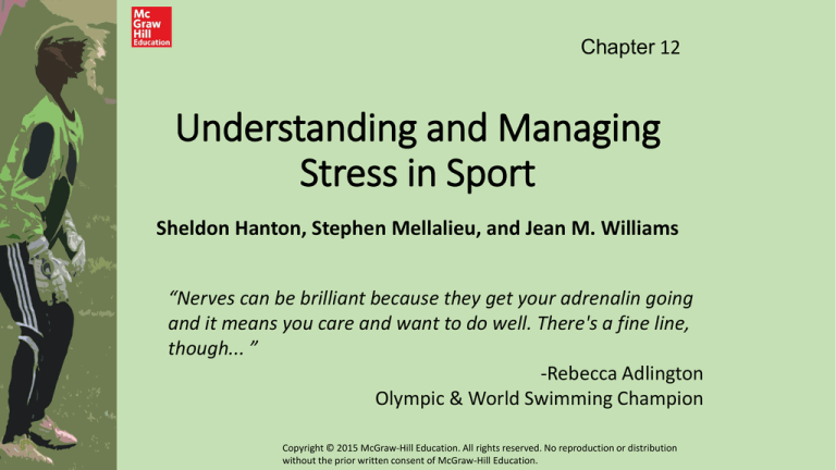 essay about how to manage stress through sports