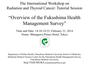 Fukushima Medical University, Fukushima Health Management