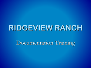 Reality, Inc. - Ridgeview Ranch