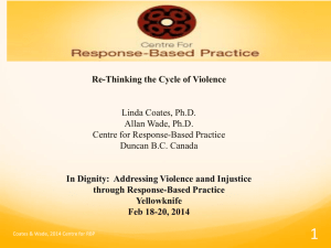 The “Cycle Theory of Violence” is a social response to victims