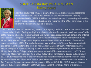 Revised Sister Callista Roy - Update5-1