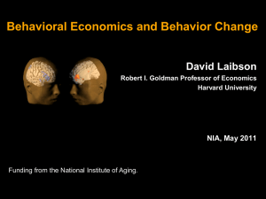 Behavioral Finance - American Economic Association